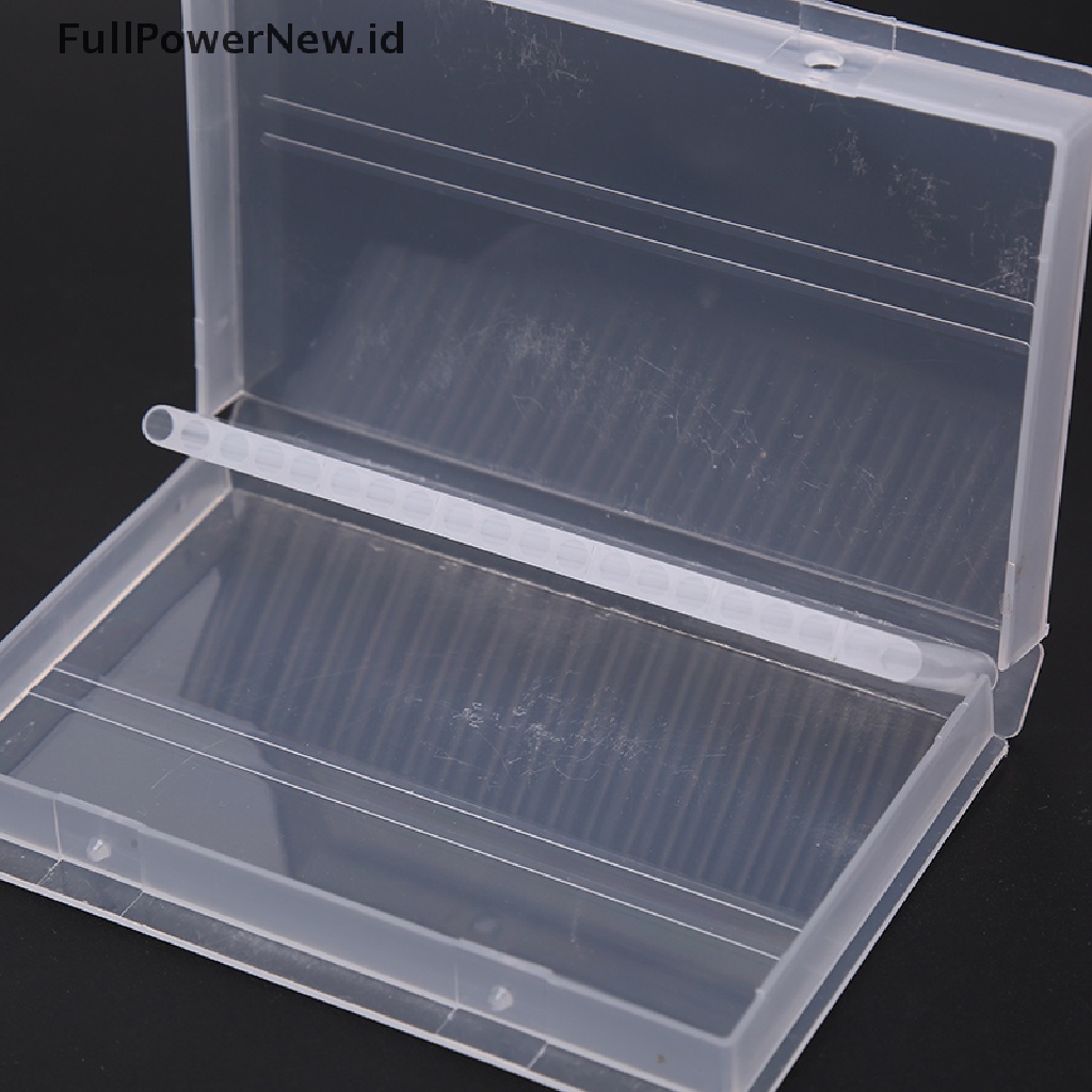 [KUKU PALSU] 1pcs Nail Drill Bit Storage Box Clear Display Box Display Nail Accessorie Tool .