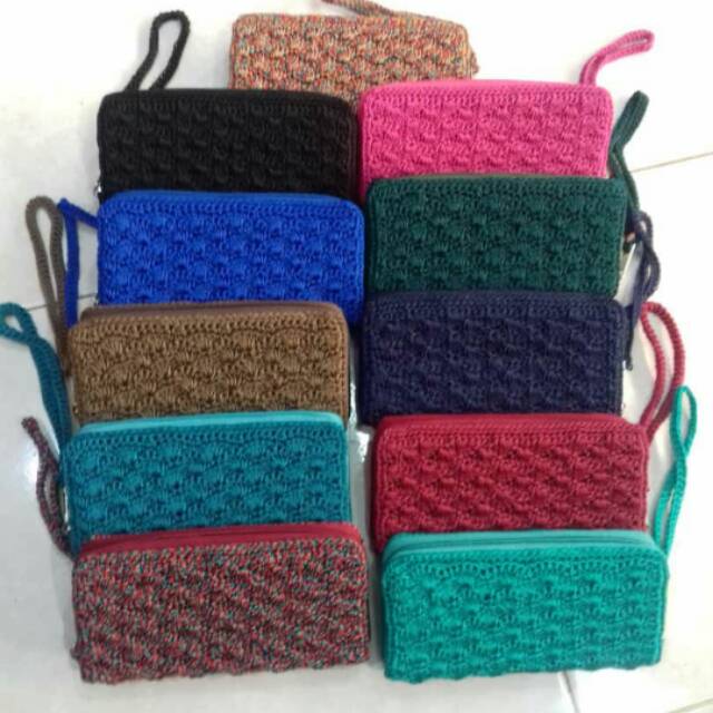 Dompet rajut satu reat Shopee Indonesia Dompet rajut satu reat Shopee Indonesia