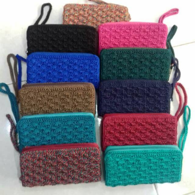  Dompet  rajut  satu reat Shopee Indonesia