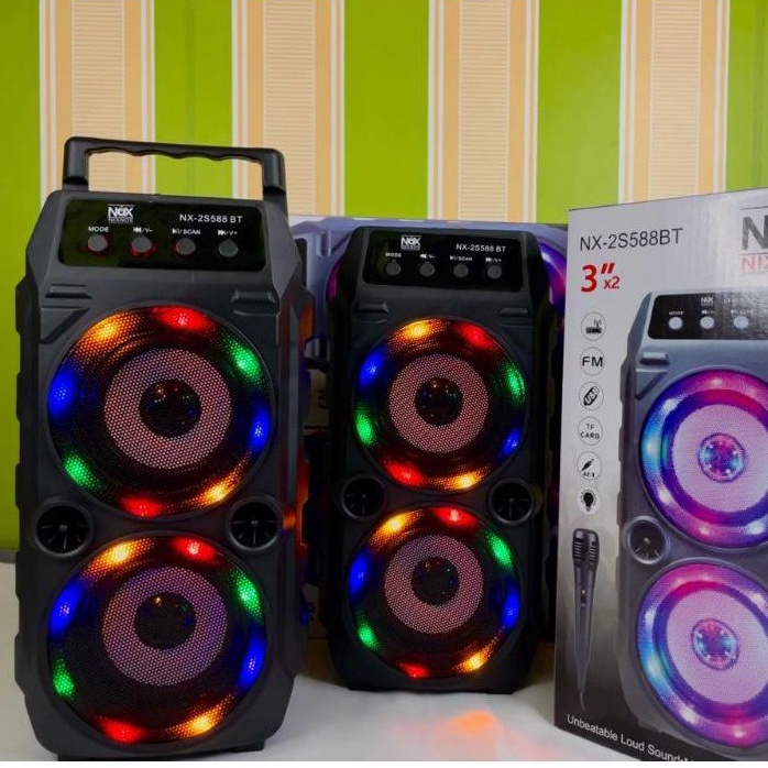 1√ Speaker bluetooth karaoke NIXNOX NS35bt 801/802 FREE MIC-7