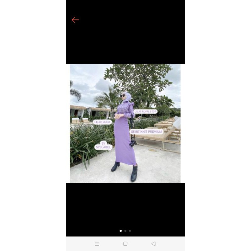 set Lilac zalia