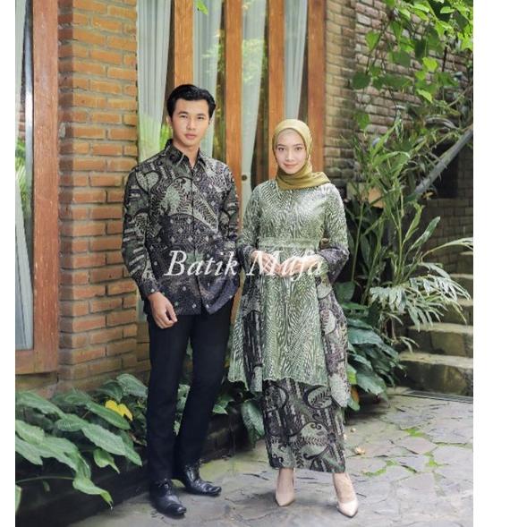NEW Kebaya batik Couple MECA Tunik Army mint | Kebaya wisuda kebaya hijau mint kebaya lamaran kebaya
