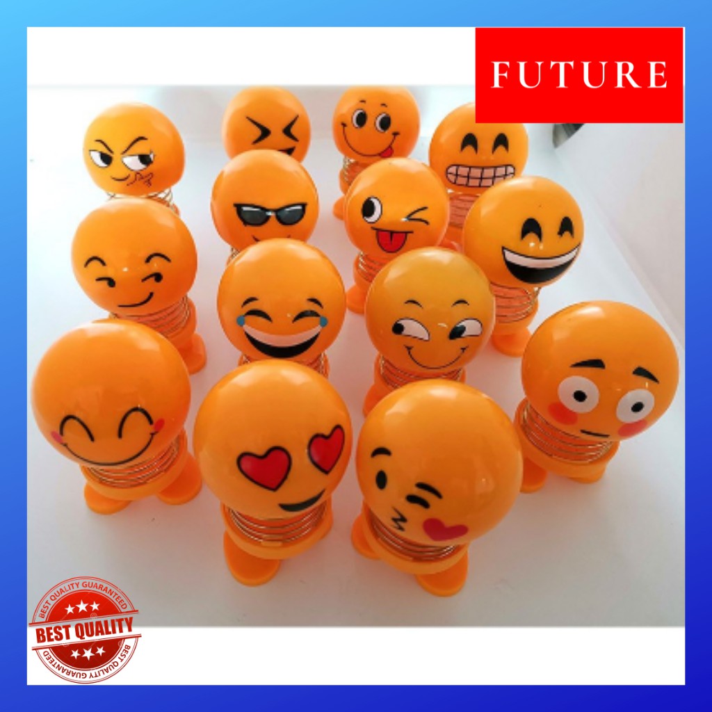 Emoticon Lucu dan Unik / Pajangan Boneka / Aksesoris Panjangan Mobil