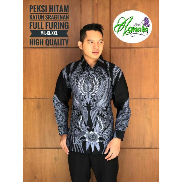 Batik Solo PEKSI Series Kemeja Pria Katun Halus Sragenan Full Furing