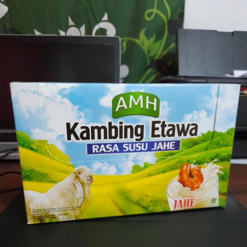 

Amh Kambing Etawa Rasa susu jahe 1bok isi 10sachet @25gr