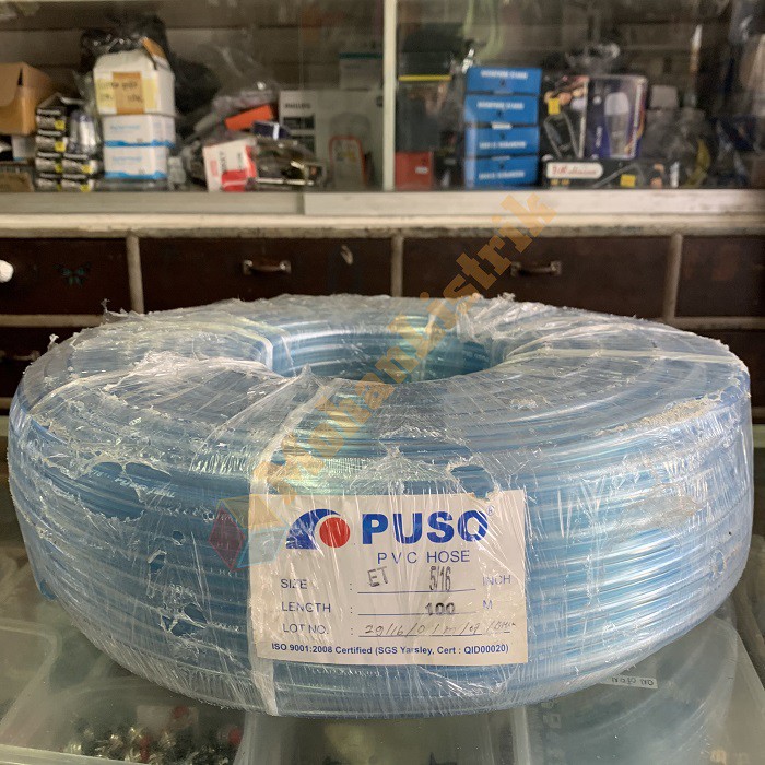 SELANG AIR BENING PUSO 5/16IN 1/2IN 3/4IN 7/8IN PVC HOSE PER METER