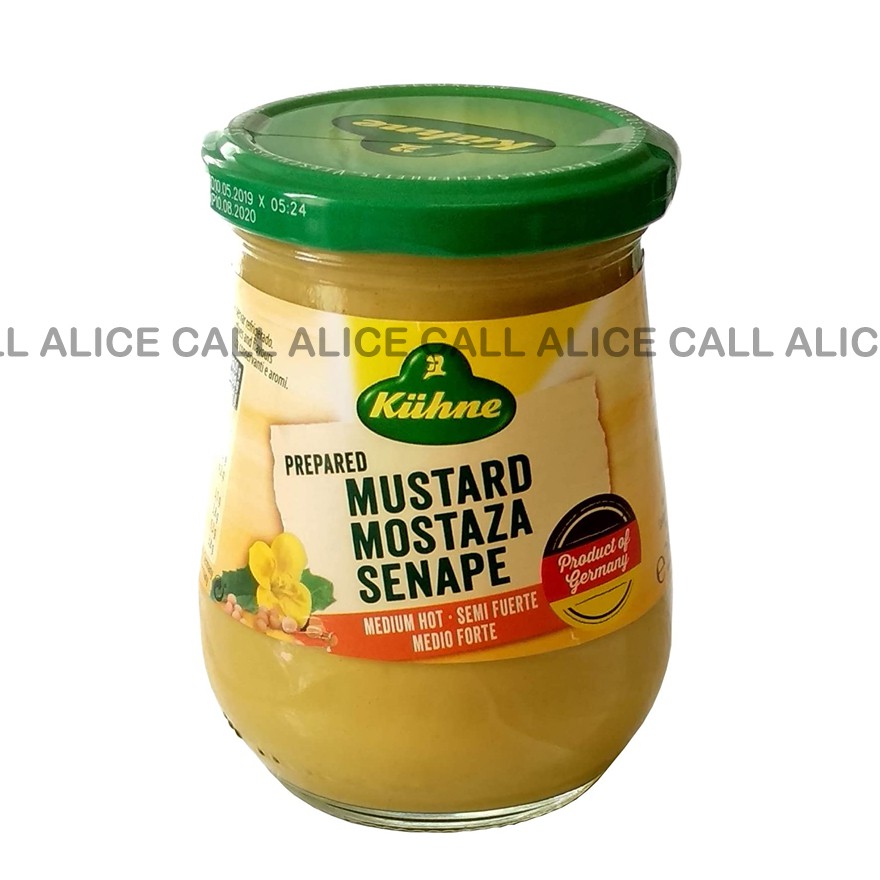 

KUHNE MUSTARD MEDIUM HOT 250ML