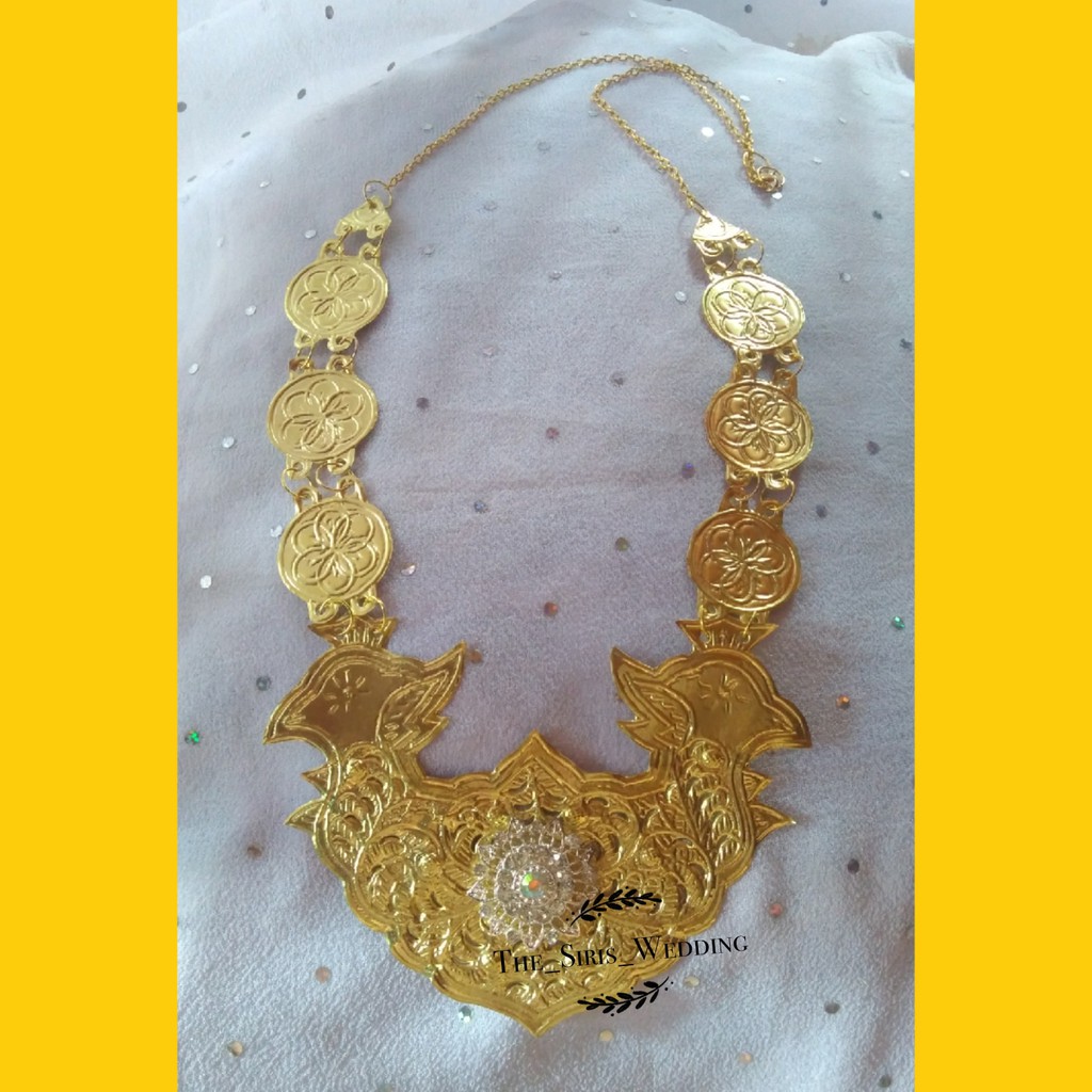 Kalung koin/ Kalung Tapak Jajo/ Kalung Laksmi/ Kalung Tari  Pengantin Palembang Jambi kalimantan