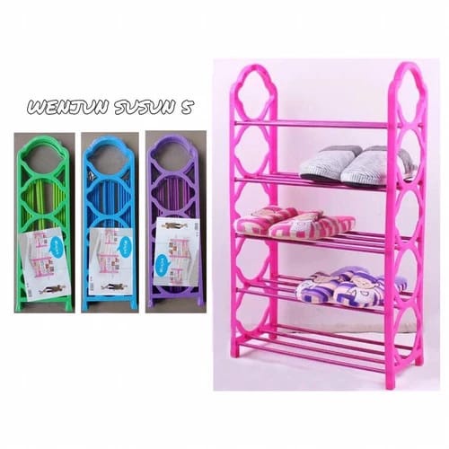 RAK SEPATU SEDERHANA/SIMPLE ORGANIZER SHOES MULTI LAYER 5 LAYER