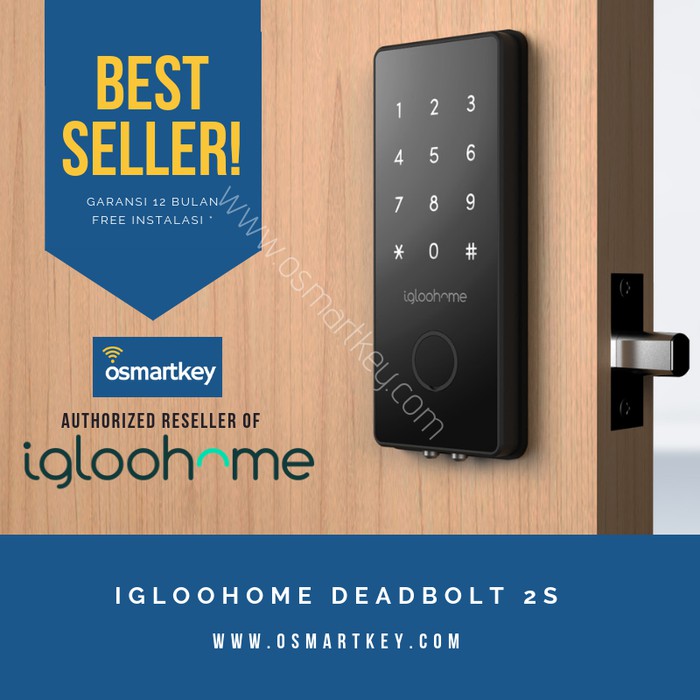Igloohome Digital Smart Door Lock Deadbolt 2S
