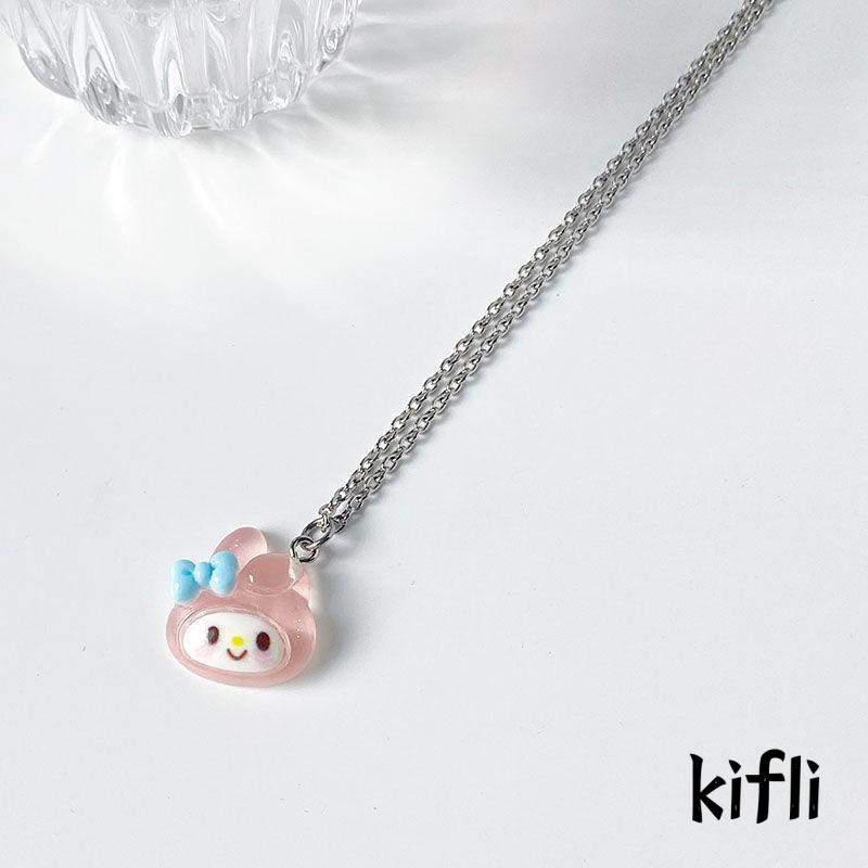 Kalung Liontin Kartun Cinnamoroll Untuk Aksesoris Pelajar