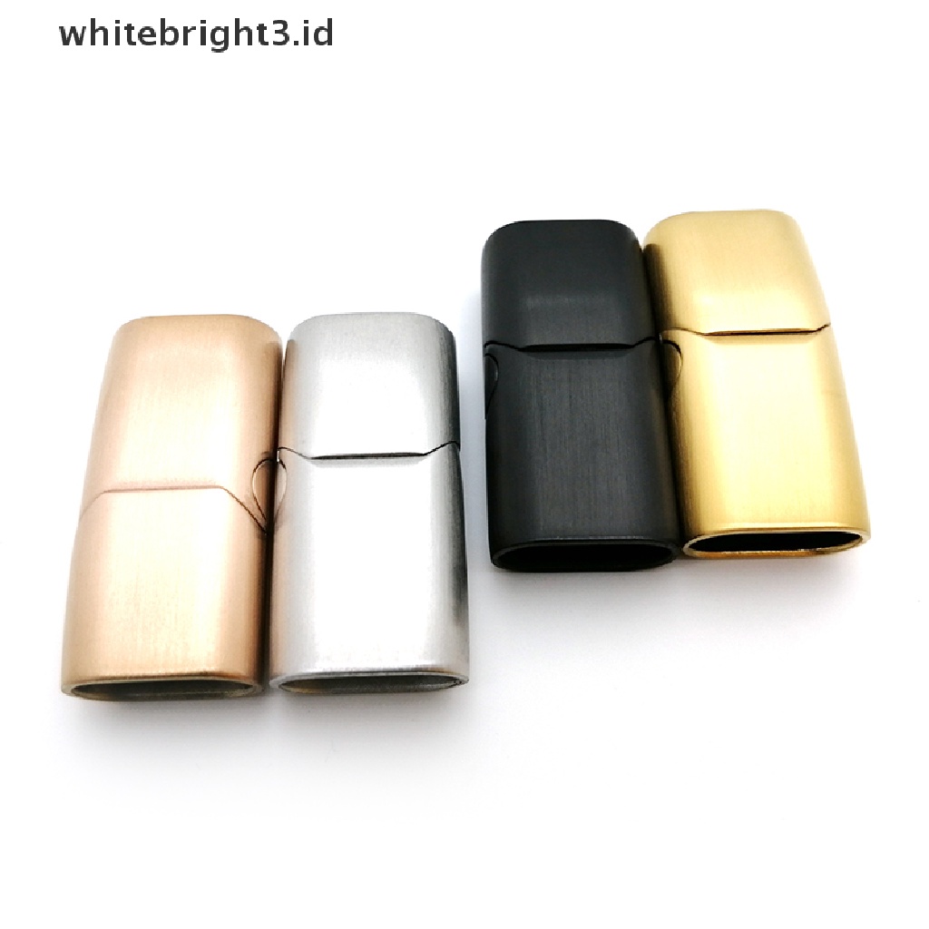 (whitebright3.id) Gesper Magnetik Bahan Stainless Steel Untuk Gelang Kulit DIY