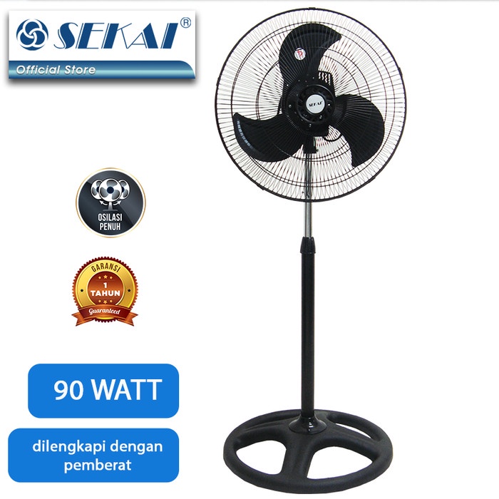 SEKAI Metal Stand Fan SFN1808 Kipas Angin 18 Inch SFN 1808