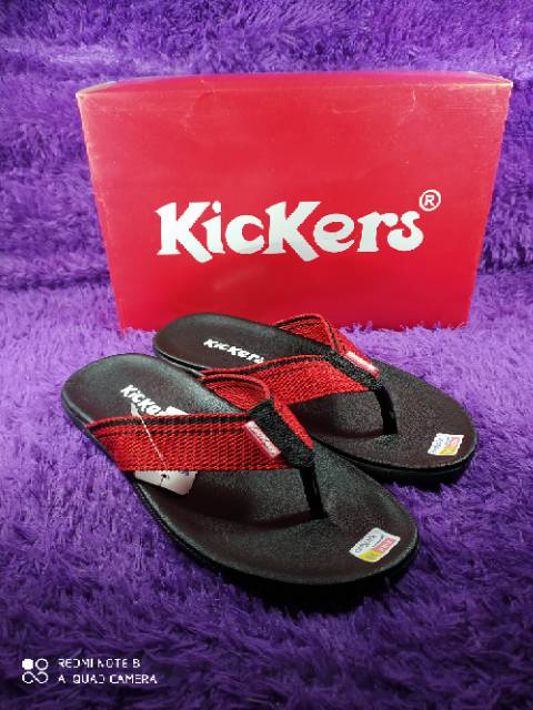 SANDAL JAPIT KICKERS PRIA SENDAL KASUAL JEPIT SELOP SLOP SLIP ON CASUAL TALI SELEMPANG