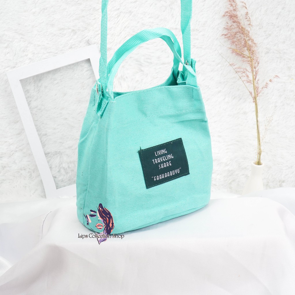 (Cod) Tas Kanvas Living | Tas Living Travel | Tas Tote Bag