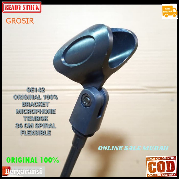 G75 CRIMSON original 100% bracket microphone breket mic stand besi mik holder mikrophone tembok dinding meja table gantung G75   bahan metal besi  Bisa segala jenis mic  Bisa di tembok / di meja atau digantung  bisa untuk mic kabel handle dan wireless ha