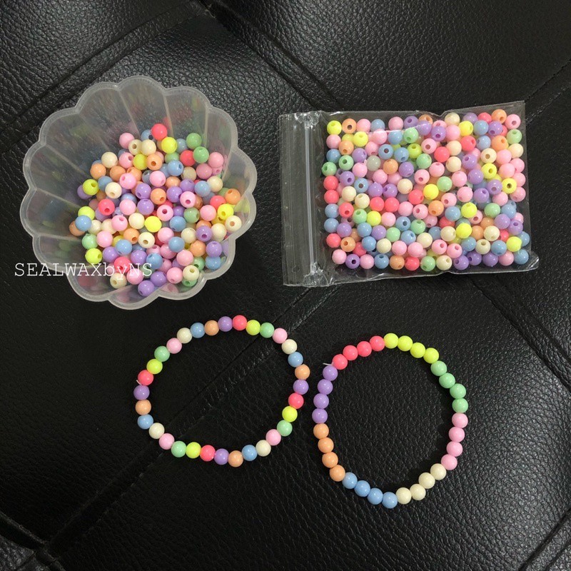 Manik-manik Mote Susu Warna Pastel Ukuran 8MM