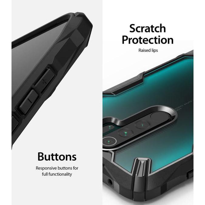 IREADYl Original Ringke Fusion X Case Redmi Note 8 Pro / Redmi Note 8 Casing - Hitam, Redmi Note8Pro
