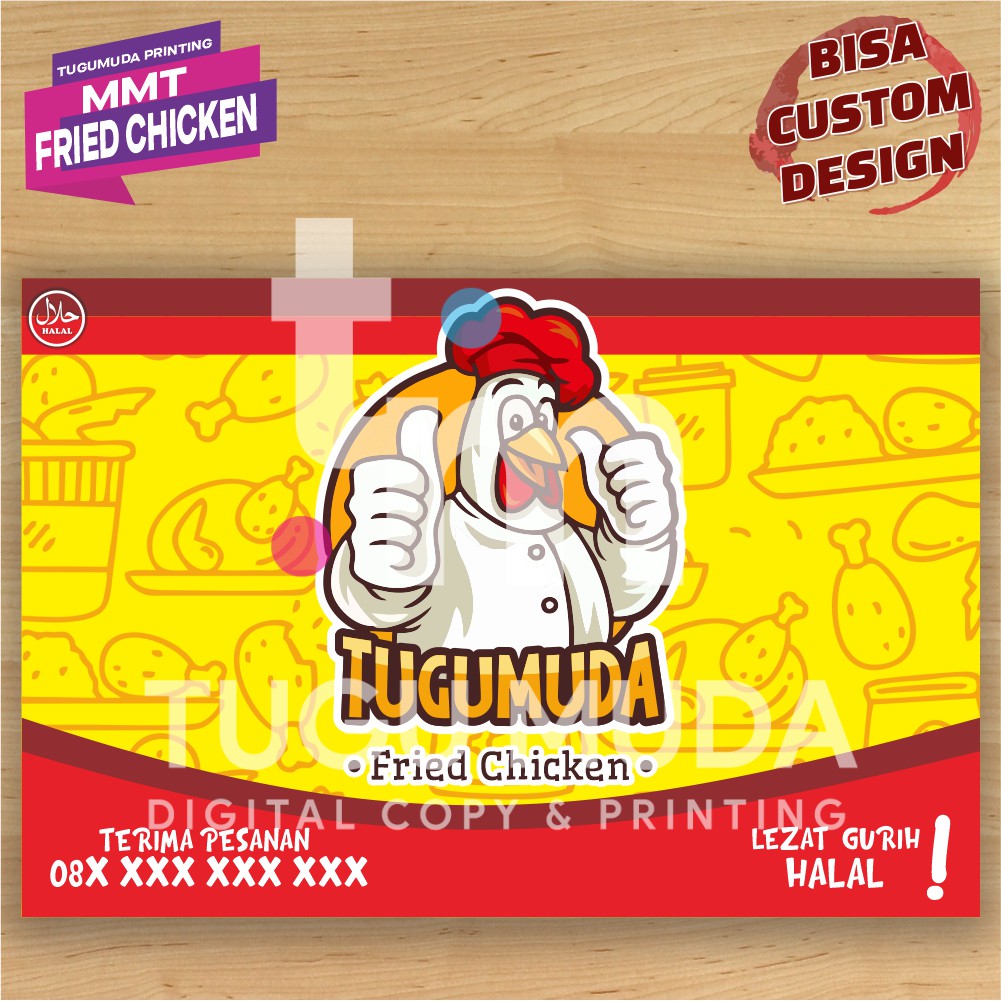 Jual Cetak Spanduk Banner Mmt Fried Chicken Ayam Goreng Resto Warung Shopee Indonesia