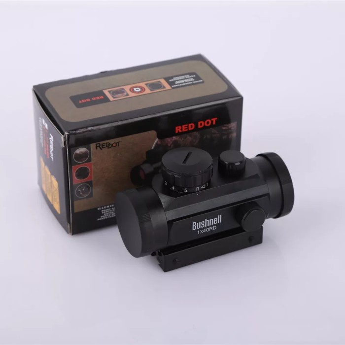 Red Dot Sight Tactical Red Dot Bushnell Hijau Dan Merah Shopee Indonesia