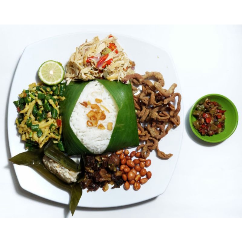 

Nasi ayam sisit komplit+Tum