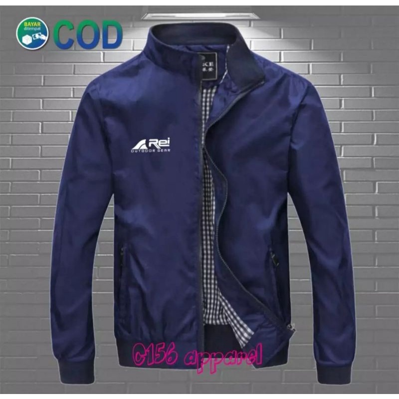 OUTDOOR REI - Jaket Semi Anti Air Musim Dingin Outdoor Indoor Premium DISTRO