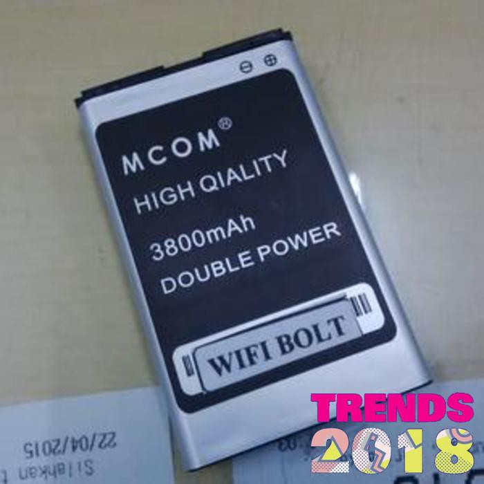 PROMO HARGA MURAH Baterai battery mcom bolt seri pertama tanpa layar lcd modem ZTE mf90