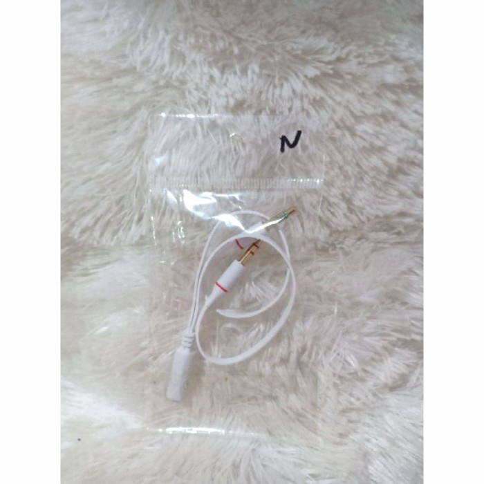 Kabel Sambungan Headset 1 port ke 2 jack Earphone