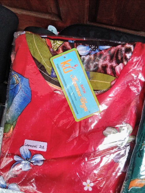 Daster Cantik Kencana Ungu Anggun (label Biru Asli Ori) Non Busui: Homey Dress Batik Solo Adem Awet