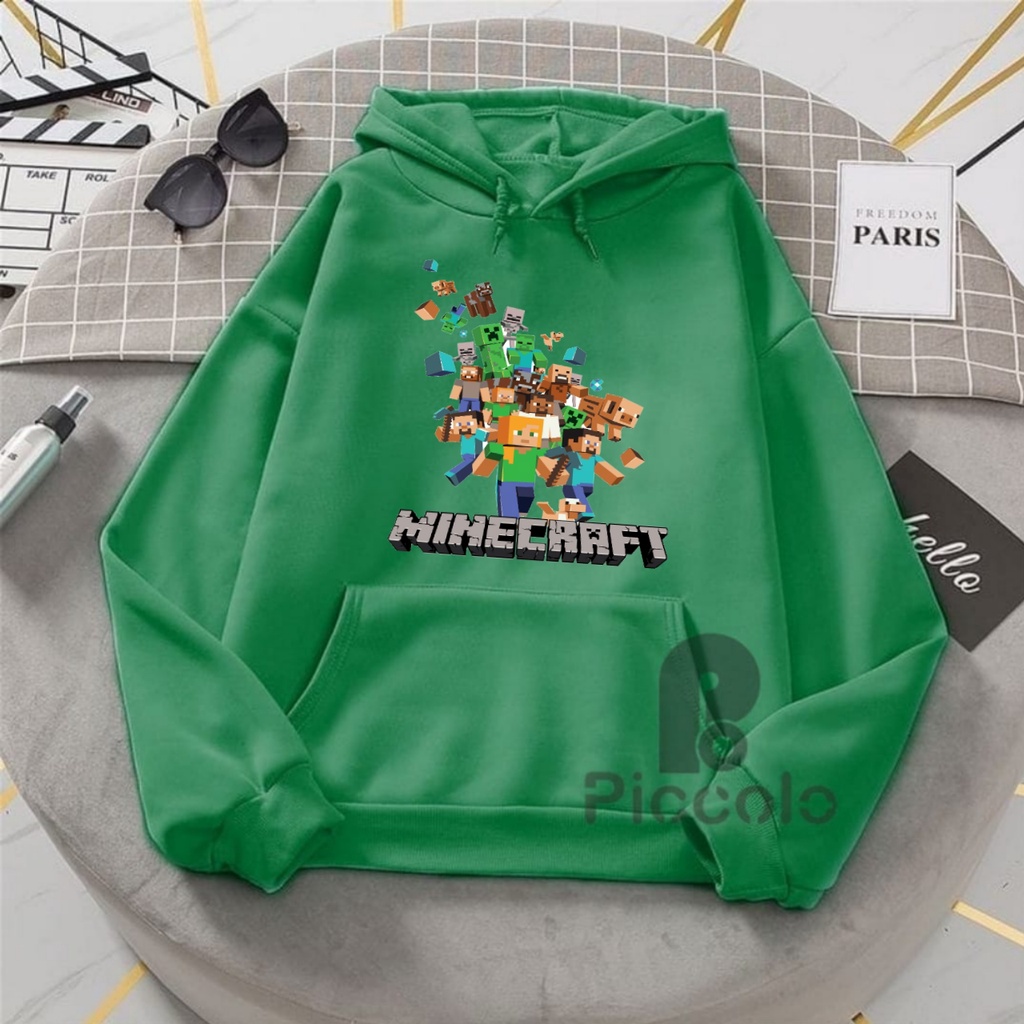 JAKET ANAK HOODIE ANAK MINECRAFT BAHAN PREMIUM