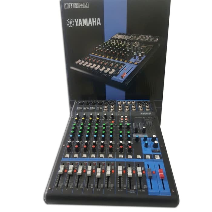 Yamaha Mixer Audio Mg12xu Mg 12 Xu 12 Channel Usb Shopee Indonesia