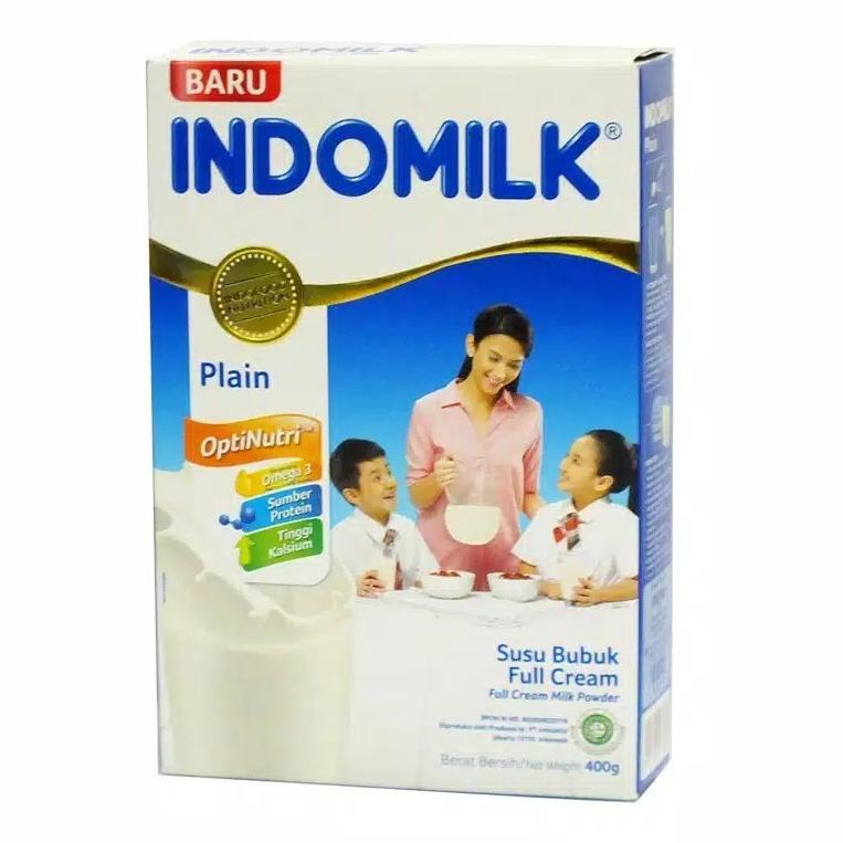 

[KODE PRODUK LEDTF9781] Indomilk Susu Bubuk Full Cream Plain 400 gr