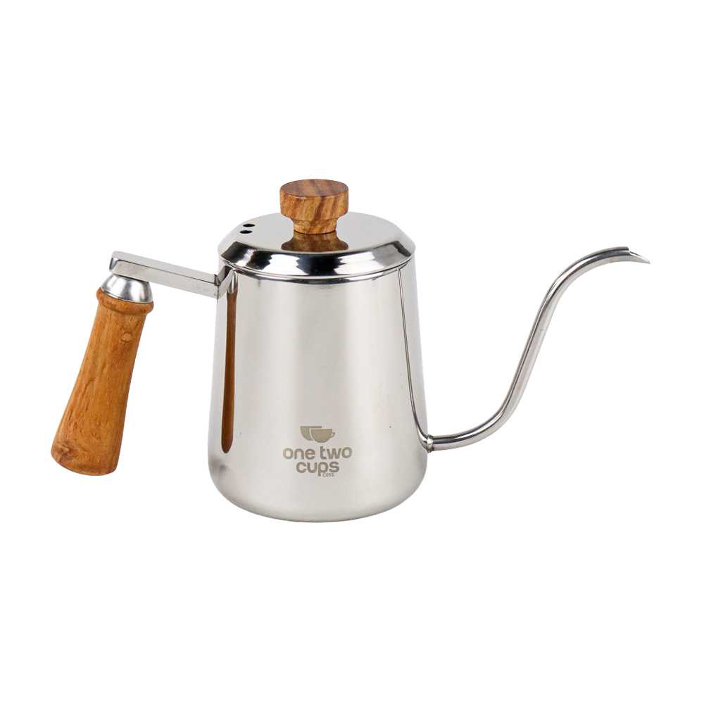 One Two Cups Teko Leher Angsa V60 Pitcher Stainless Steel