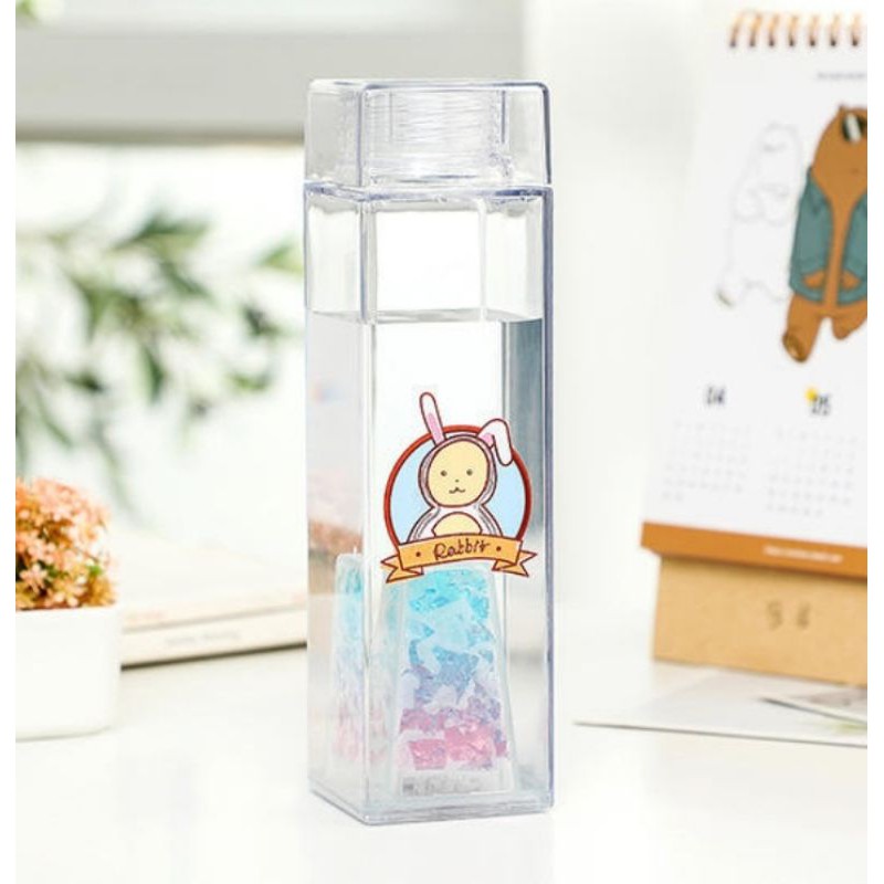 Botol Minum Nyala | Botol Anak Karakter Anti Tumpah | Botol Viral | Kado Unik Anak-Bunny