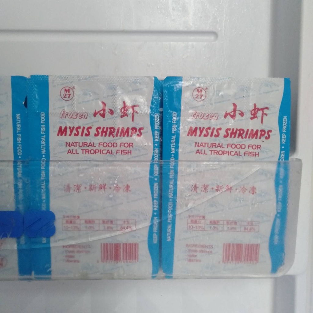 FROZEN MYSIS SHRIMP UDANG REBON BEKU KECIL 100G MAKANAN IKAN
