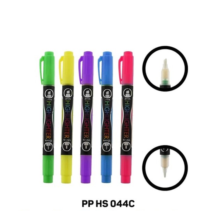 

NEW SALE 1 SET ISI 5 PCS PIPO HS 044C HIGHLIGHTER TINTA CAIR
