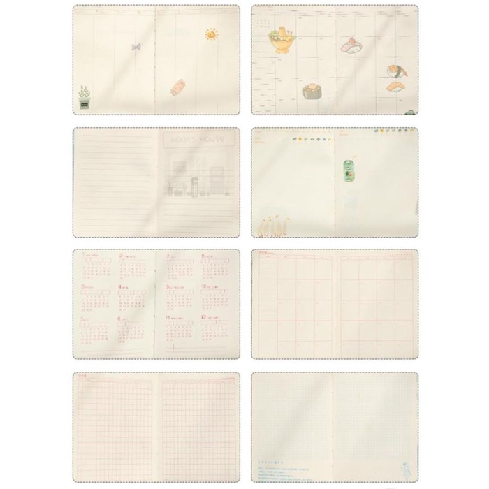 

BUKU TULIS / NOTEBOOK PLANNER MOTIF HELLO GIRL SWEET | SOFTCOVER