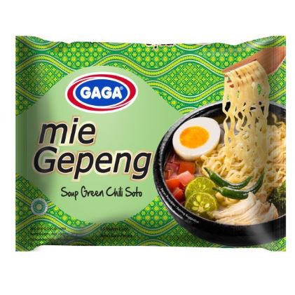 

GAGA MIE GEPENG SOTO CABE HIJAU 67 G