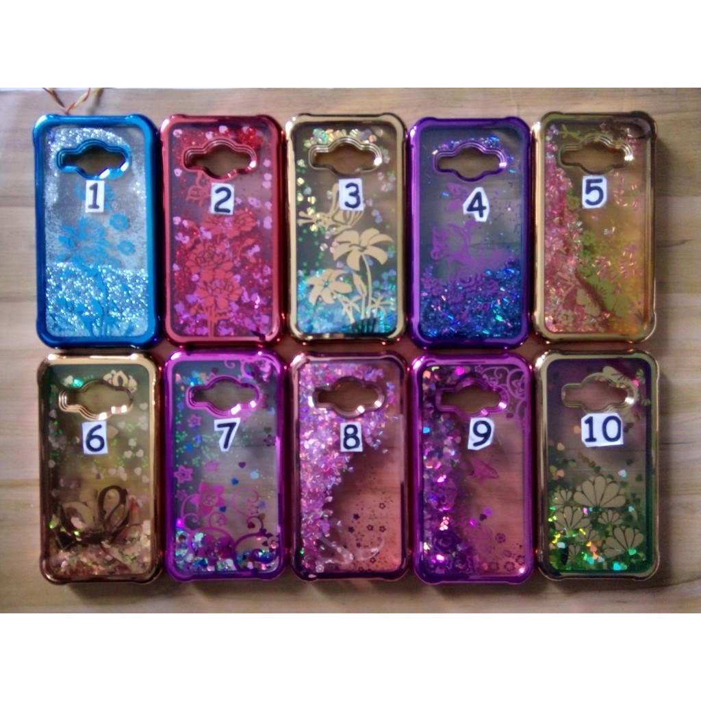 Softcase Water Gliter Samsung J1 Ace