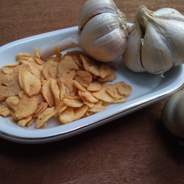 

BAWANG PUTIH GORENG 20 G TANPA TEPUNG