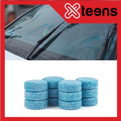 Isi 4 pcs Sabun Pembersih Wiper Kaca Mobil Glass Cleaner Tablet Aksesoris Mobil