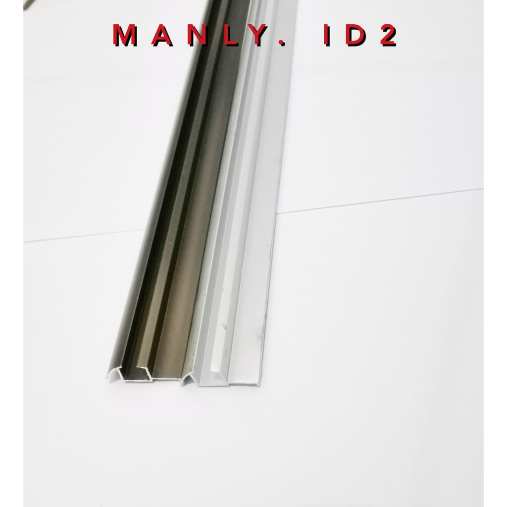 Rel Lemari / Rel Timbul SD 380 Pintu Lemari Geser Sliding / Geser Panjang 75 CM, 1 M &amp; 1.5M