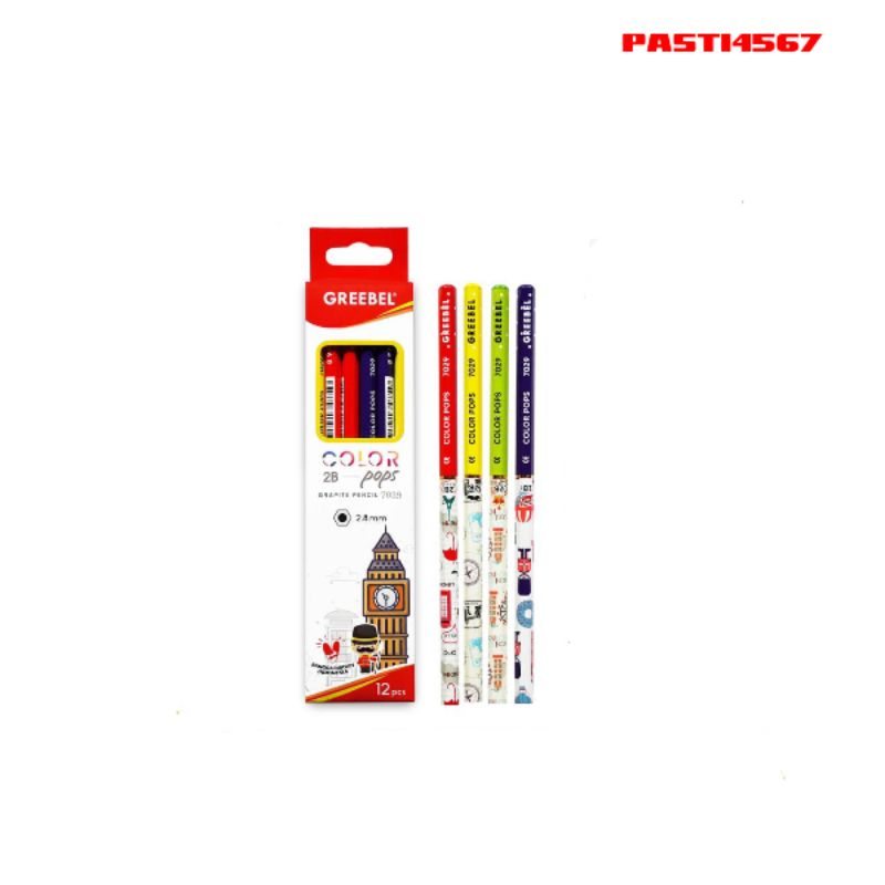 

PENSIL 2B GREEBEL WARNA@1 lusin