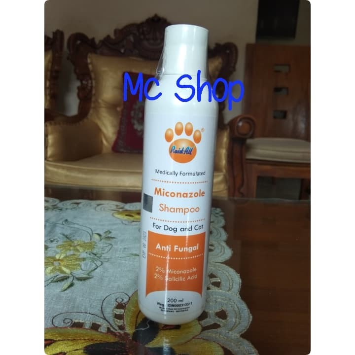 Shampoo Anjing Kucing Miconazole shampoo anti jamur 200 ml Raid All