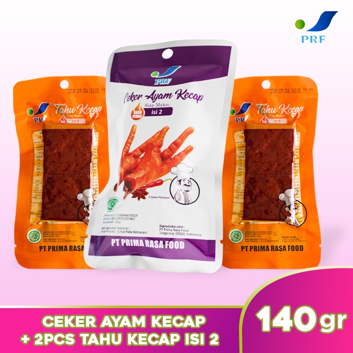 

Ceker Ayam Kecap + 2pcs Tahu Kecap Isi 2 - Siap Makan - Makanan Instan - Makanan Siap Saji - PRF