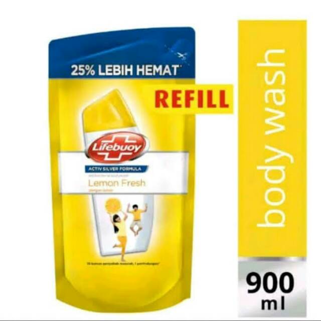 Lifebuoy Sabun Cair Lemon Fresh/ Total 10 all varian refill 850 / 900Ml