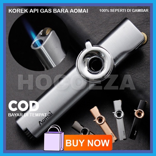 KOREK API CLASSIC PEMANTIK API UNIK AOMAI VINTAGE GAS TORCH LIGHTER BR43