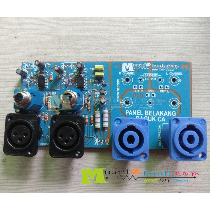 KIT Input Balance Back Panel Panel Belakang Box CA GAS Thunder Axtrone