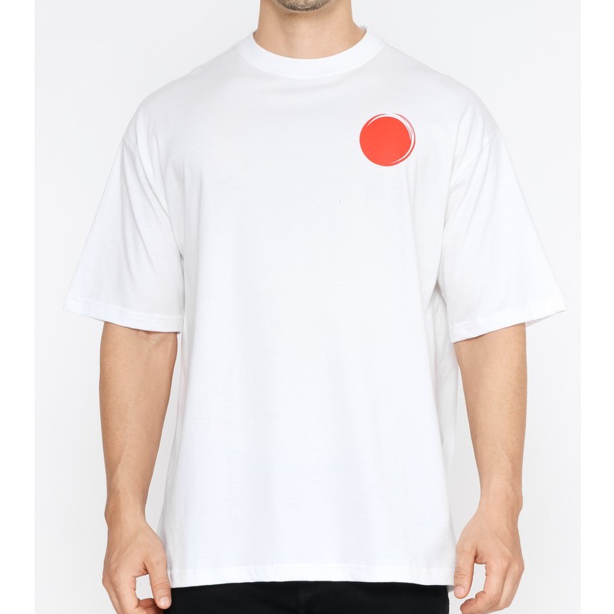 Kaos Oversized Evenwicht Putih / Pakaian Pria Putih Oversized / Baju Oversized Putih