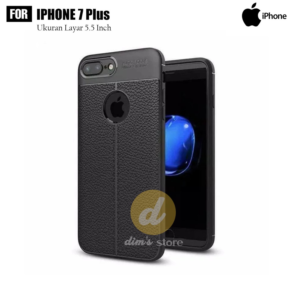 Soft Case Iphone 7 Plus Premium TPU Autofocus Leather